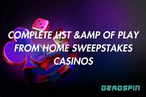 playfromhome sweepstakes|Play From Home Sweepstakes Casinos .